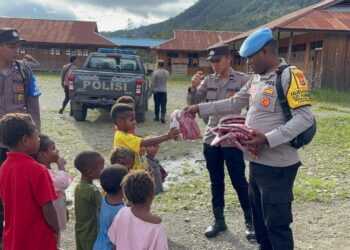 Program Si-IPAR Operasi Rasaka Cartenz 2025 Hadir Mengajar Anak-anak Generasi Emas Papua di Kota Oksibil Kab. Pegunungan Bintang