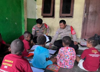 Satgas Si Ipar Wujudkan Harapan Anak Tidak Sekolah di Distrik Dekai