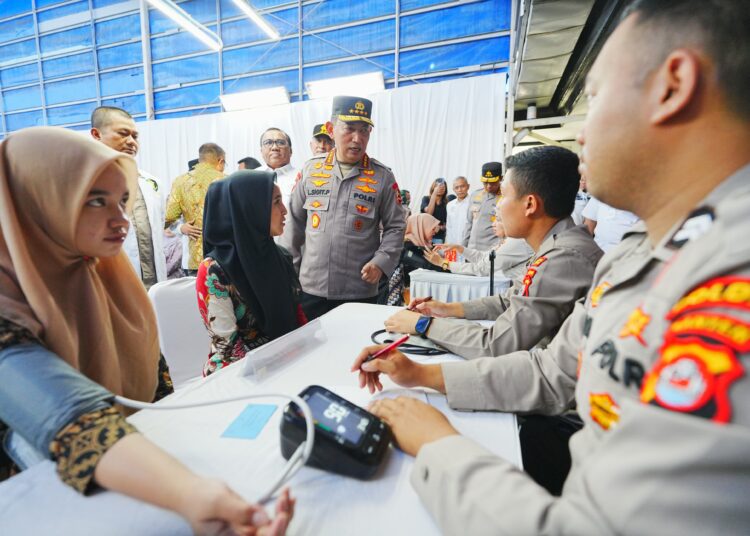 Kapolri Hadiri Bakti Kesehatan-Donor Darah KSPSI, Wujud Kepedulian ke Buruh