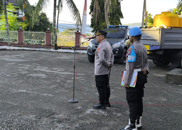 Polres Fakfak Kerahkan 124 Personel Amankan Kunjungan Menteri Dikti Saintek RI di Kabupaten Fakfak