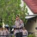 Kapolres Merauke Pimpin Sertijab dan Pengukuhan Pejabat Utama Polres Merauke