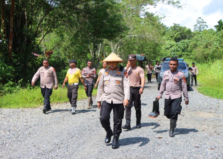 Polres Waropen Tinjau Lahan CJP dan Persiapkan Program Penanaman Jagung Serentak