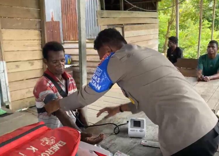 Lakukan Pemeriksaan kesehatan di Logpon Subsatgas Keladisagu temukan banyak Penyakit Malaria