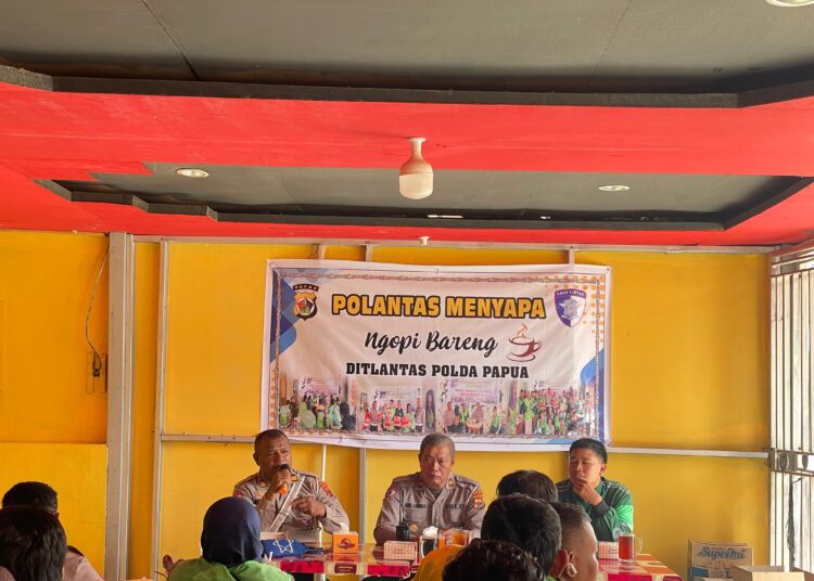 Polantas Menyapa Komunitas Gojek: Bangun Kesadaran Lalu Lintas dari Jalanan