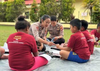 Subsatgas SI-IPAR Polres Jayawijaya Gelar Kegiatan Edukatif dalam Rangka Operasi Rasaka Cartenz 2025