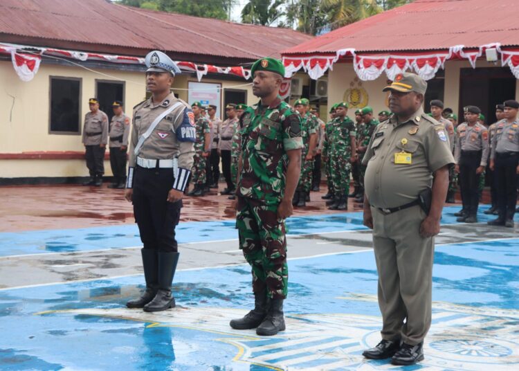 Apel Gelar Pasukan Menandai Dimulainya Operasi Patuh Mansinam 2025 Polres Manokwari Selatan