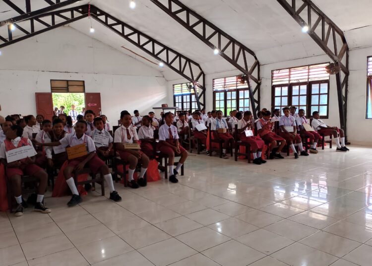 Program Satgas Keladi Sagu ORC 2025 Polres Peg. Bintang Berikan Pelayanan Kesehatan Bagi Para Pengemudi Ojek