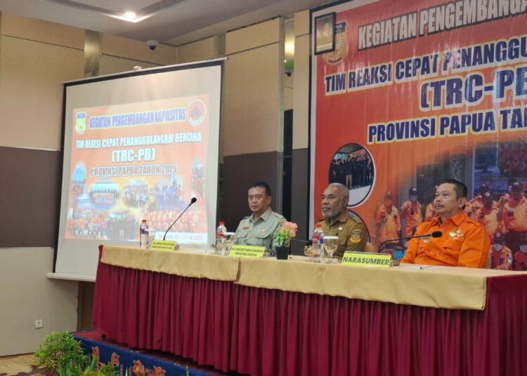 BPBD Gandeng Polda Papua dan Lintas Sektor, Tingkatkan Kapasitas TRC 2025