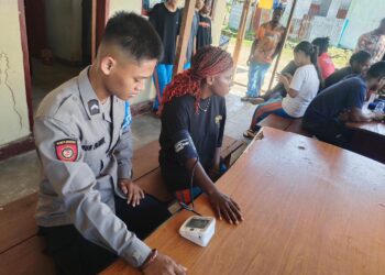 Melayani dengan penuh Keikhlasan Subsatgas Keladi Sagu hadir di Distrik Kenyam, Kab. Nduga Papua Pegunungan