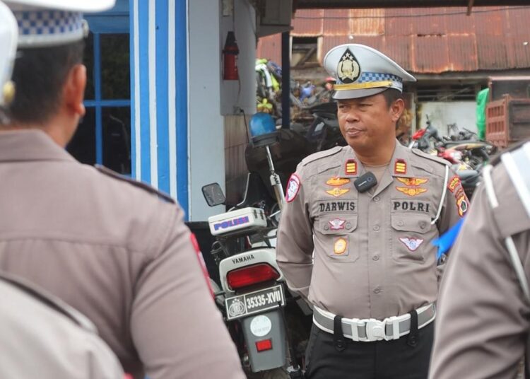 Operasi Patuh Cartenz 2025 kembali digelar oleh Satuan Lalu Lintas Polres Merauke, 70 Kendaraan Terjaring Razia