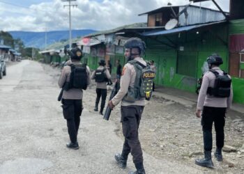 Pengabdian Polri, Polres Tolikara Polda Papua Menjaga Keamanan Dan Kenyamanan Masyarakat