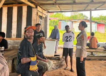 Polantas Merauke Polda Papua Sosialisasikan Operasi Patuh Cartenz 2025, Keselamatan Pengendara Sangatlah Penting