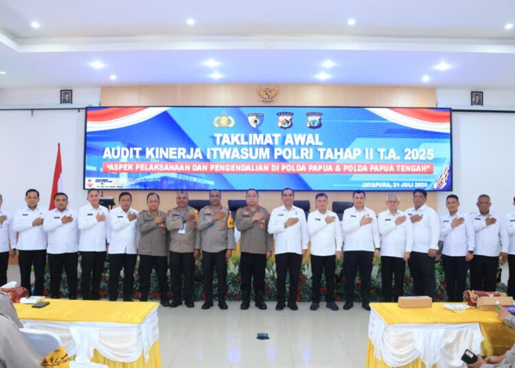 Audit Kinerja Itwasum Polri Tahap II Dimulai, Polda Papua dan Polda Papua Tengah Siap Tingkatkan Transparansi dan Akuntabilitas