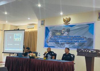 Polda Papua Barat Gelar Rakor Tata Kelola Zoom dan Bimtek Optimalisasi Layanan 110