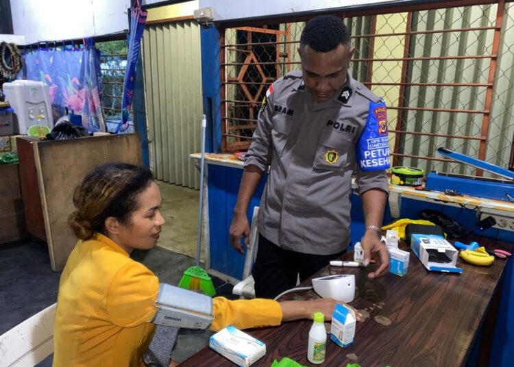 Pelayanan Kesehatan Gratis Satgas Keladi Sagu Operasi Rasaka Cartenz di Kabupaten Yalimo