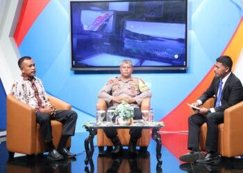 Dialog Interaktif Bahas “Wujudkan Kedamaian di Negeri Kenambai Umbai Reimai” Di Studio 1 TVRI Papua