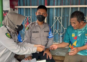 Subsatgas Keladi Sagu Peduli Kesehatan Gelar Pemeriksaan Kesehatan Untuk Masyarakat