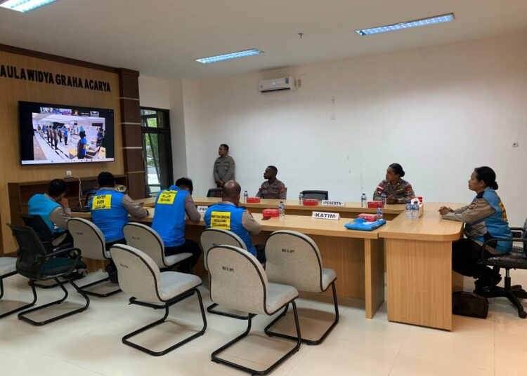 Polda Papua Gelar Sumpah dan Pakta Integritas Seleksi STIK Sumber Polwan T.A. 2025