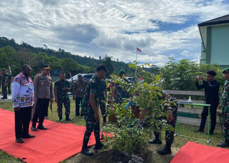 Kapolres Manokwari Selatan Hadiri Kunjungan Kerja Pangdam XVIII/Kasuari ke Kodim 1808/Mansel