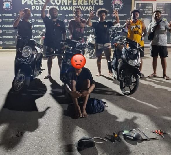 Satreskrim Polresta Manokwari berhasil mengungkap kasus pencurian kendaraan bermotor (curanmor) dengan total 17 unit sepeda motor berbagai merek yang menjadi barang bukti