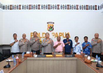 Polda Papua dan Komnas HAM RI Wilayah Papua Jalin Koordinasi Jelang PSU 2025