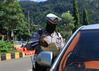 Jumlah Tilang Menurun, Polda Papua Berhasil Edukasi Tertib Berlalu Lintas Kepada Masyarakat
