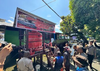 Polda Papua Resmikan Penampungan Air Bersih di Kampung Asei Besar, Sentani Timur