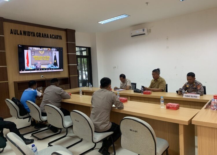 Forum Virtual Polda Papua, Kupas Isu Strategis Nasional dan Peran Polri di Era Digital