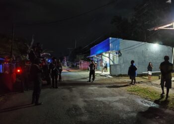 Personel Polres Sarmi Bersama BKO Brimob Polda Papua Laksanakan Patroli ke TPS di Kabupaten Sarmi