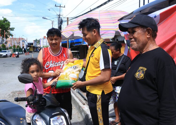 Menjaga Stabilisasi Harga dan Pasokan Beras untuk Masyarakat, Polda Papua Gelar Gerakan Pangan Murah