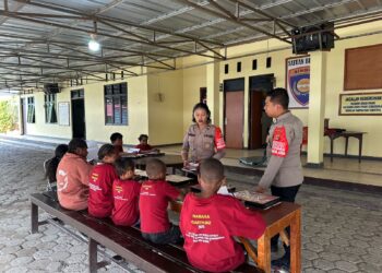 Operasi Rasaka Cartenz 2025: Subsatgas Si-Ipar Polres Jayawijaya Gelar Giat Pendidikan di Mako Polres