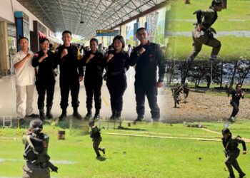 Dansat Brimob Polda Papua Lepas Tiga Srikandi Berlaga di Ajang Nasional