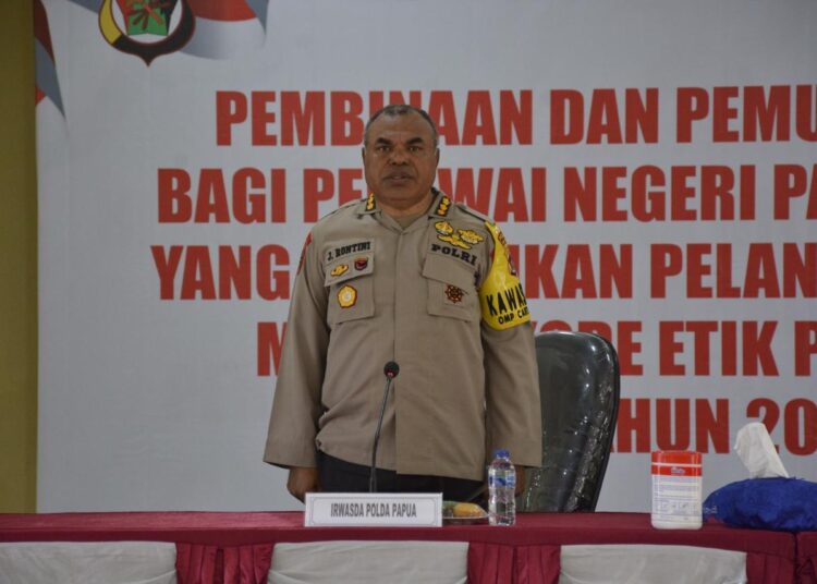 Bid Propam Polda Papua Gelar Pembinaan dan Pemulihan Profesi bagi PNPP Pelanggar Disiplin