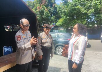 Dirsamapta Polda Papua Pantau dan Lakukan Patroli di Bawaslu Papua Pasca Pencoblosan Pilkada