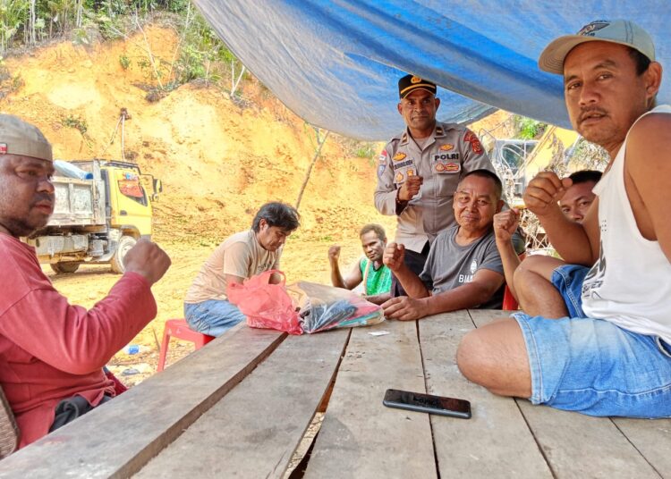 Himbauan Kamtibmas Pasca Psu 2025, Polsek Muara Tami Ajak Warga Jaga Kondusifitas