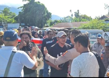 Jaga Ketertiban dan Kelancaran Transportasi Udara, Polsek KP3 Bandara Sentani Amankan Aksi Demo Tanpa Izin