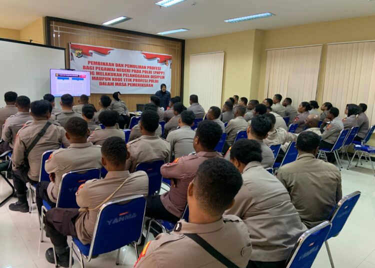 Bangkitkan Integritas, Polda Papua Gelar Pembinaan Profesi Hari Ke-3