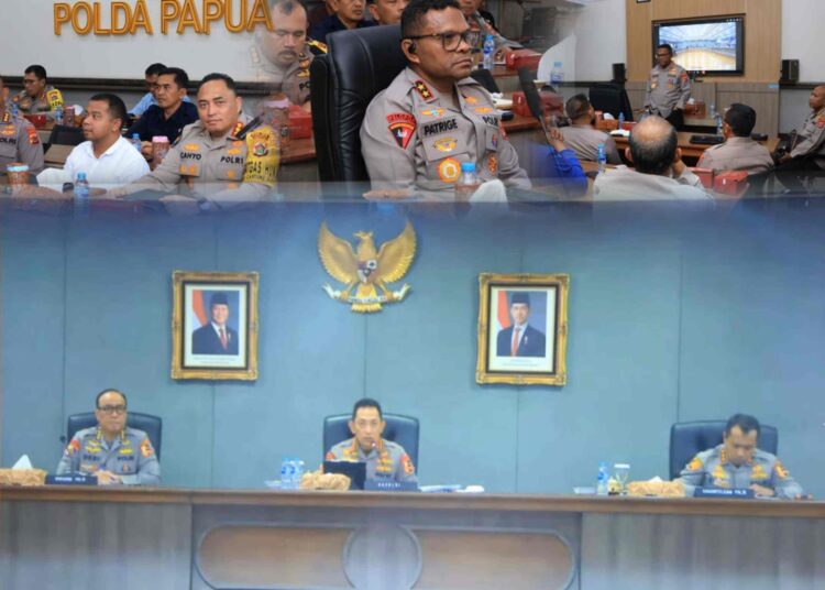 Kapolri Pimpin Rapat Nasional Bahas Penindakan Beras Oplosan dan Percepatan Distribusi Beras SPHP