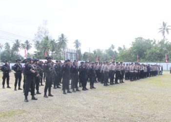 Polri Amankan Penghitungan Suara PSU Pilgub Papua 2024 di KPU Provinsi