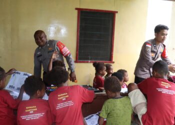 Hadirkan Semangat Belajar Membaca dan Berhitung Dalam Polisi Pi Ajar