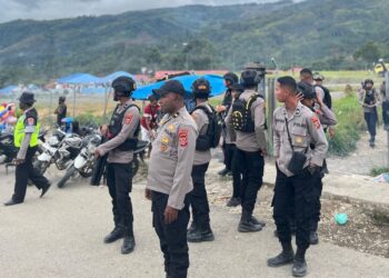 Jaga Kamtibmas Menjelang HUT RI ke-80, Polres Tolikara Rutin Laksanakan Patroli Cipta Kamtibmas di Tengah Masyarakat Karubaga