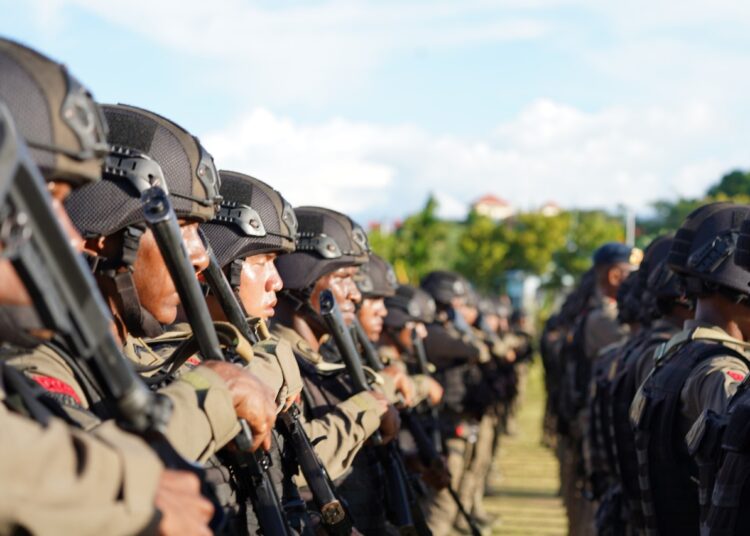 Kapolda Papua Barat Tutup Latihan Kemampuan Bintara Remaja Satbrimob, Tekankan Profesionalisme dan Kesiapsiagaan