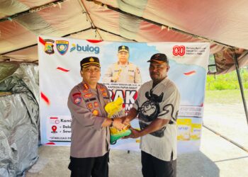 Direktorat Binmas Polda Papua Barat Laksanakan Gerakan Pangan Murah