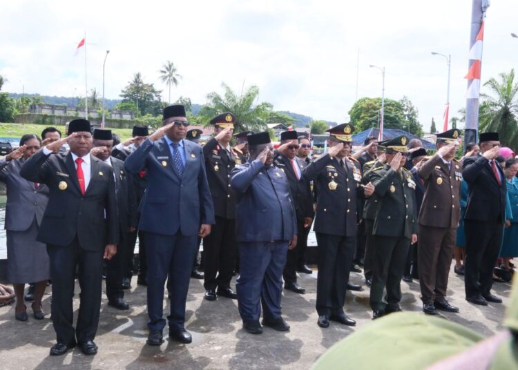 Polda Papua Barat Gelar Ziarah Laut Peringati HUT ke-80 Kemerdekaan RI di Manokwari
