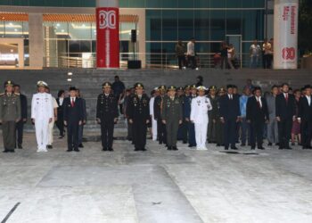 Polda Papua Turut Sukseskan Pengukuhan Paskibraka dan Upacara Taptu HUT ke-80 RI