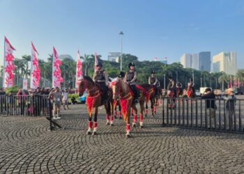 Polri Kerahkan Pasukan Berkuda Turangga untuk Amankan HUT RI ke-80