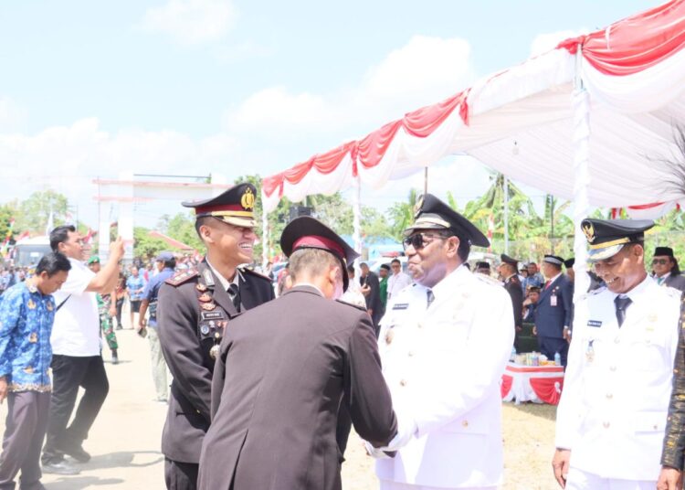 Kapolres Keerom Hadiri Upacara HUT ke-80 RI, Polres Keerom Pastikan Pengamanan Seluruh Rangkaian Kegiatan Berjalan Kondusif