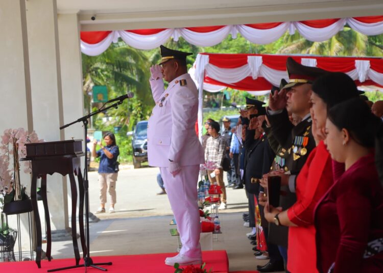 Kapolres Supiori Bersama PJU Hadiri Upacara Peringatan HUT Kemerdekaan RI Ke 80