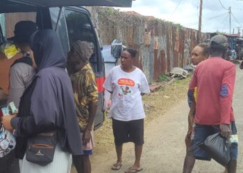 Hari Ke-6 Operasi GPM, Polres Merauke Salurkan Bahan Pangan Murah Kepada 105 Kepala Keluarga