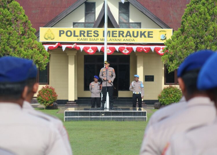 Kapolres Merauke: Terima kasih kepada Anggota dan Masyarakat Merauke yang sudah menjaga Keamanan